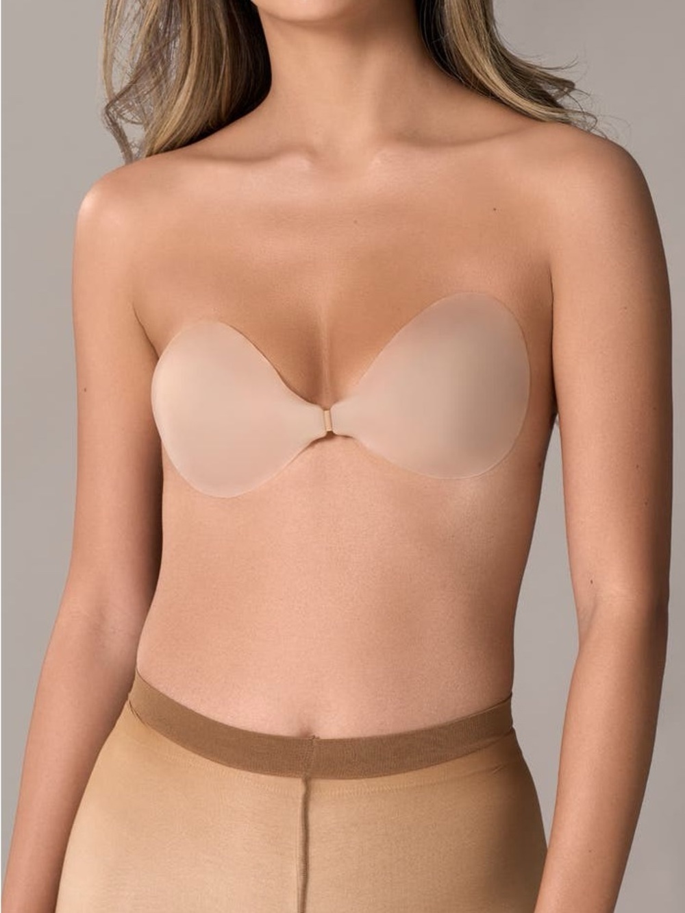 NOOD Shape Up Ultra Thin Adhesive Bra A Cup Soft Tan Nude Strapless Backless